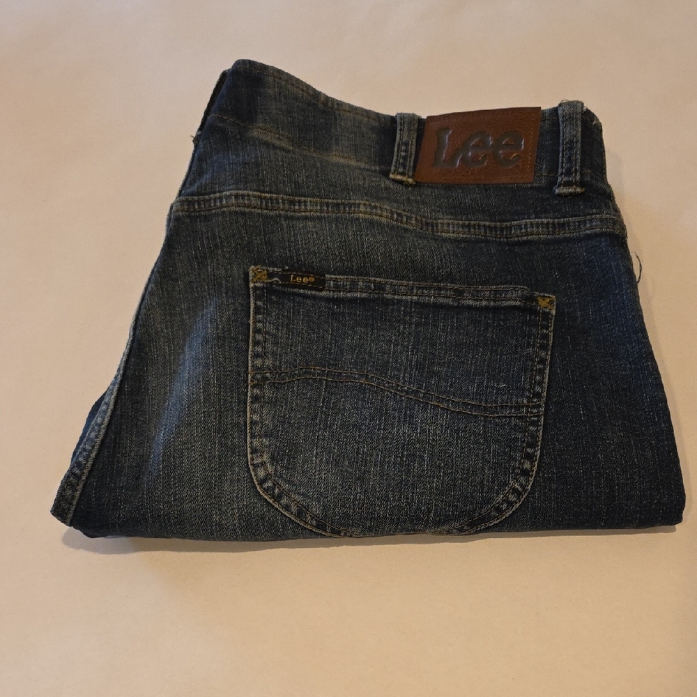 Lee Men's Dark Blue Denim Jeans